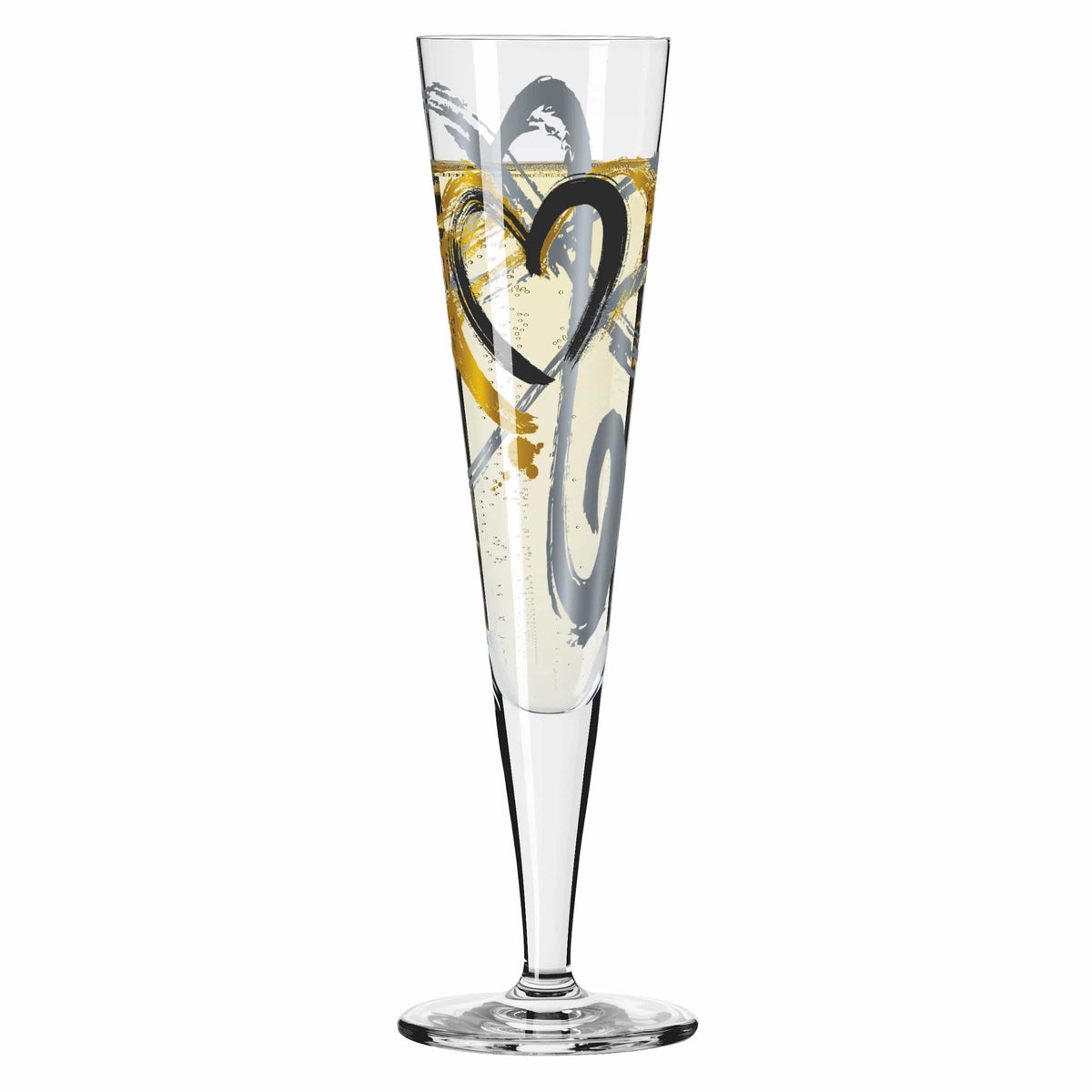 Ritzenhoff Glasses Ritzenhoff Gold Night Champagne Glass Marutschke 200ml 1078190 (7390274289753)