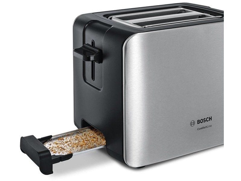 Bosch TOASTER Bosch 2 Slice Compact toaster Comfort Line Stainless steel TAT6A913 (6544656334937)