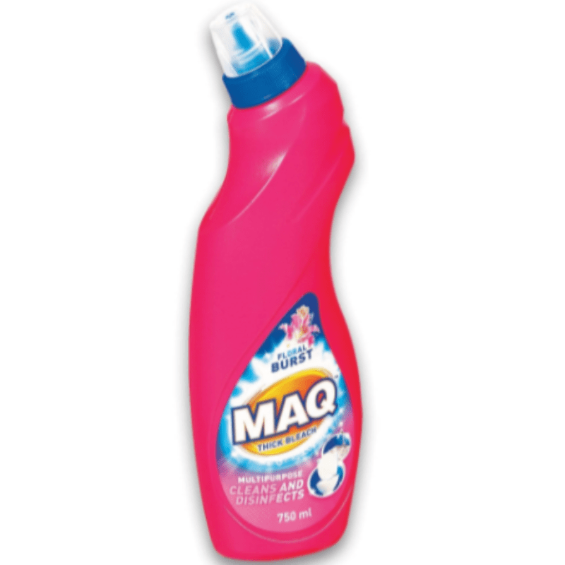MAQ Maq Thick Bleach Floral Burst 750ml MAQ Thick Liquid Bleach 750ML (7009303298137)
