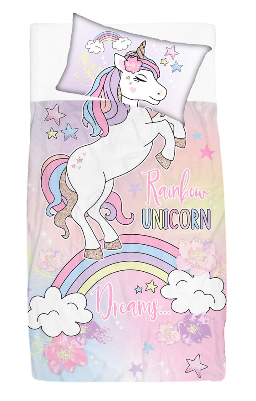 Interactive Duvet Cover Interactive Unicorn Duvet Cover Set (7294581637209)