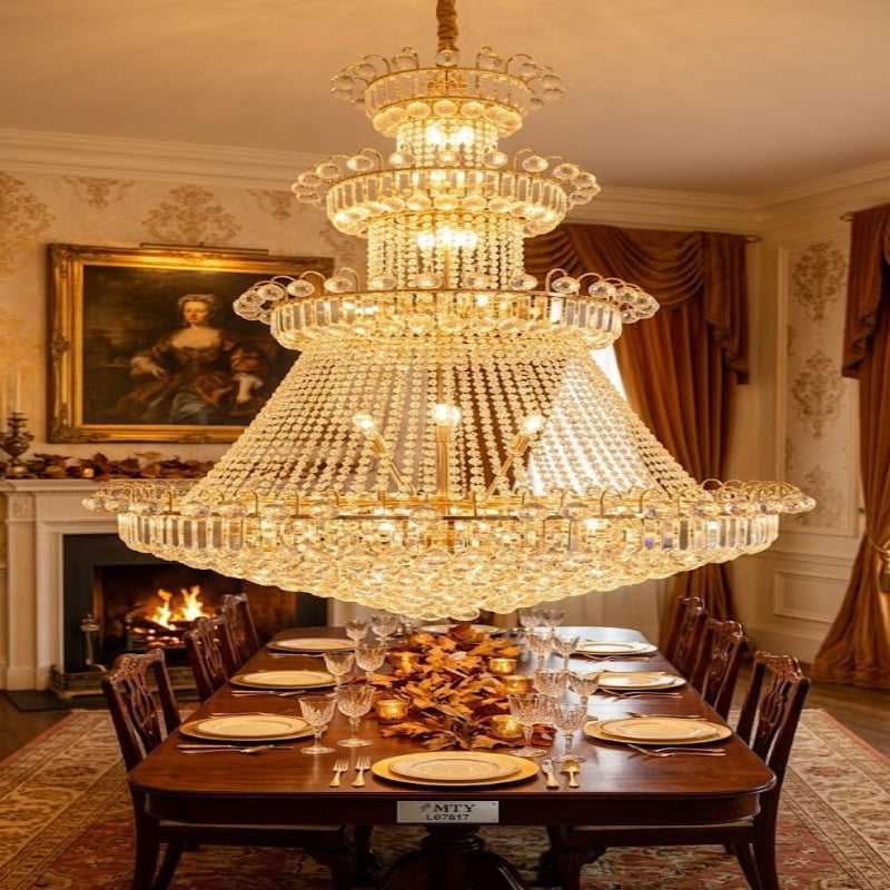 Crystal Chandelier DL-0001 Gold