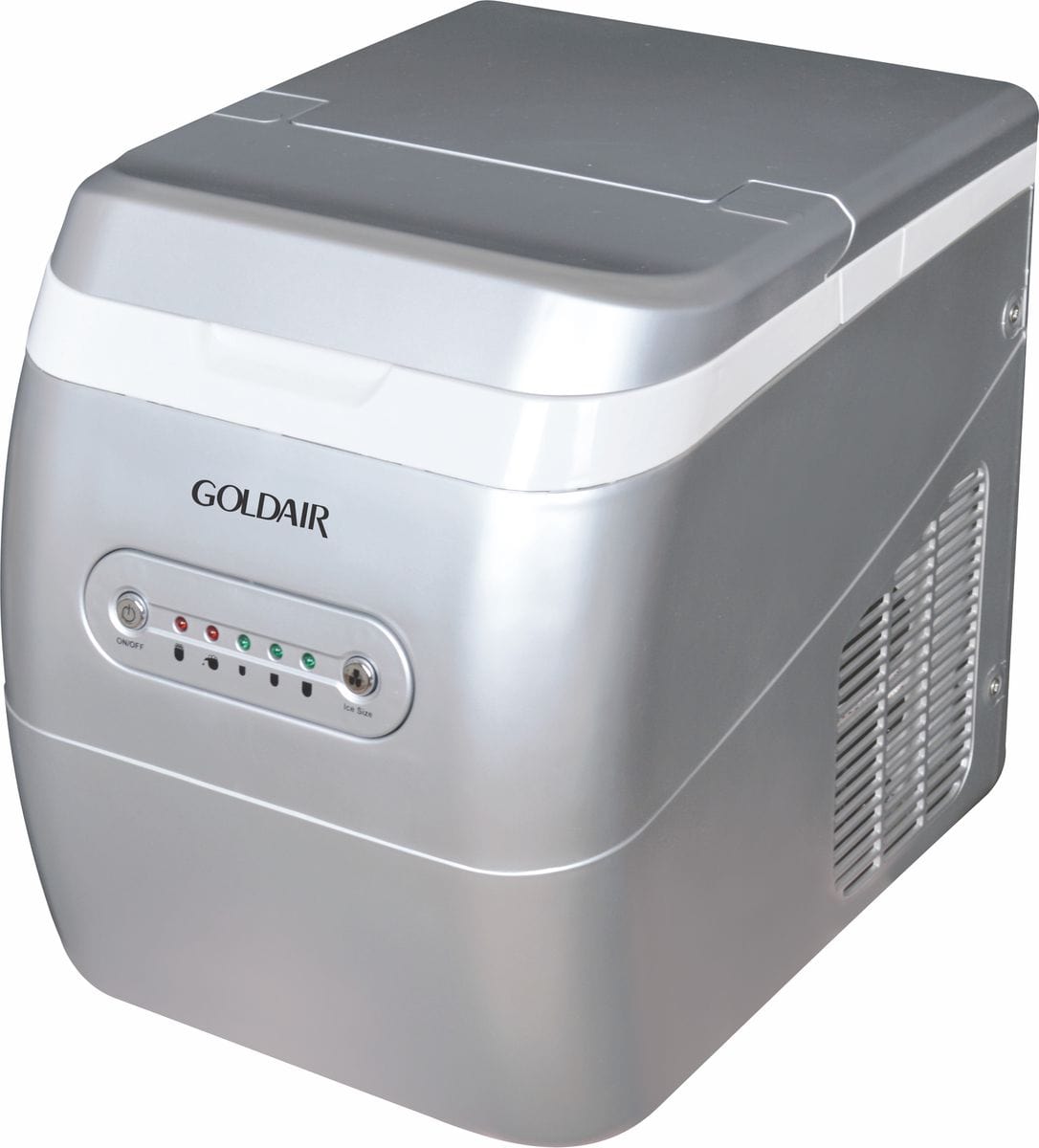 Goldair Ice Maker Goldair Silver Ice Maker Model Number Bullet Shaped Cubes GIM-200S