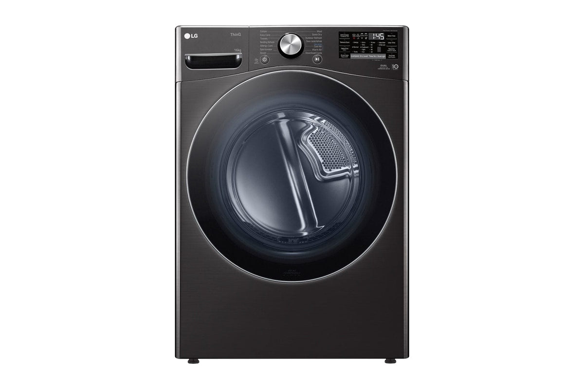 LG Tumble Dryer Lg 16kg Black Caviar Heat Pump Dryer RH16U8JVCW