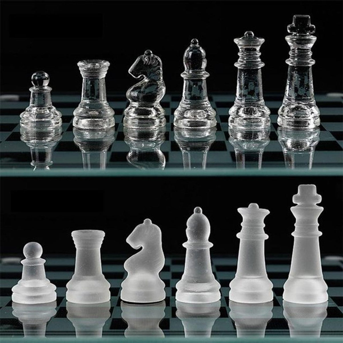 MHC World Game Glass Chess Set (7312662986841)