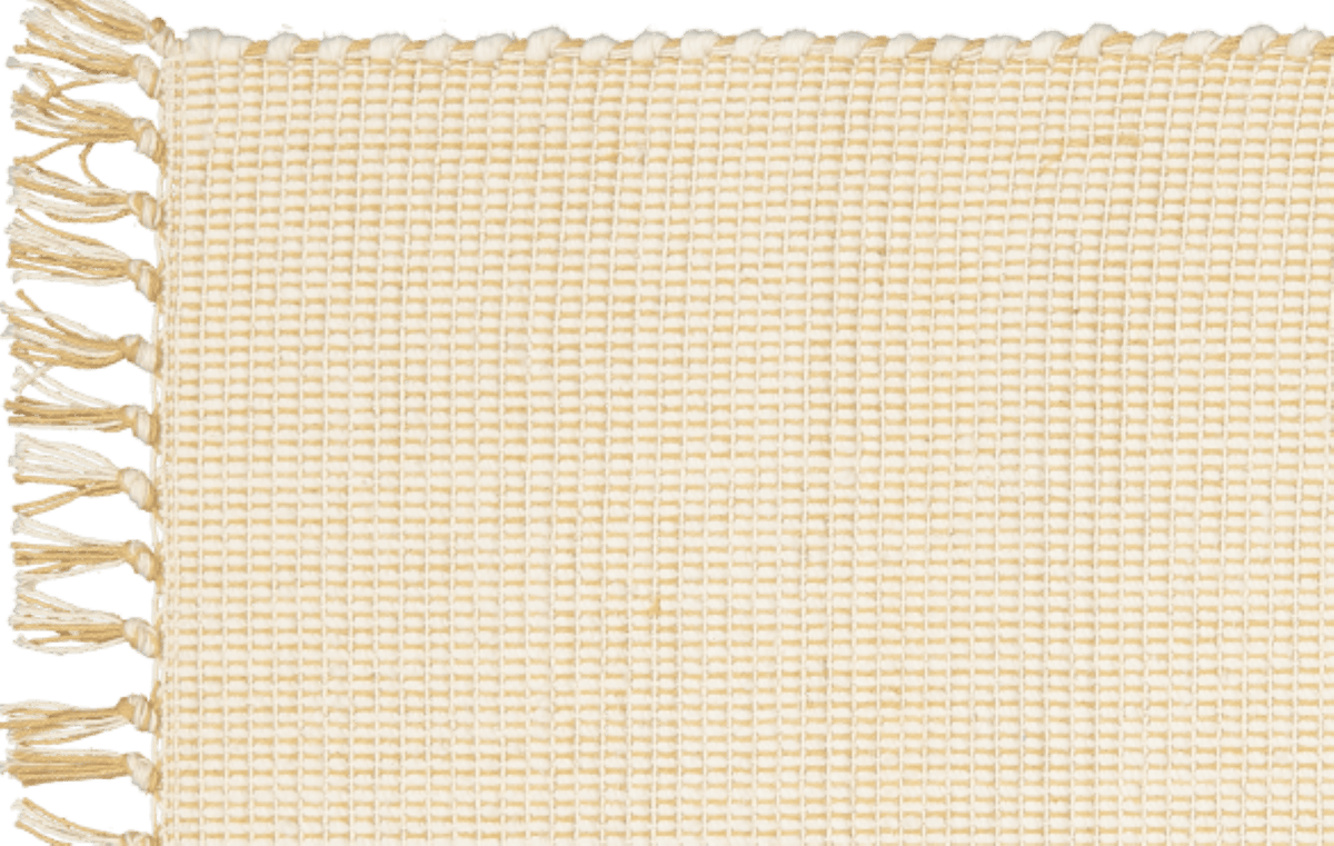 Amelia Jackson RUG Amelia Jackson Dhurrie Dobby Weave Natural with Hessian Pinstripe 75x120cm SBED048 (7476144308313)