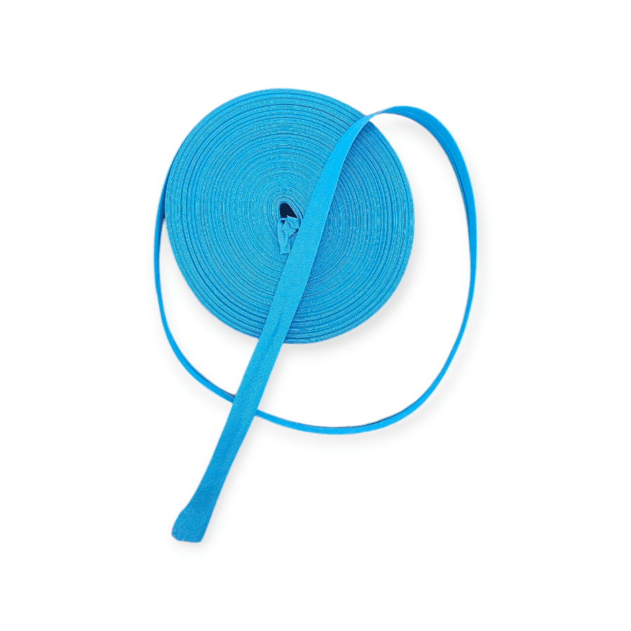 TRIMMINGS HABBY Turquoise Cotton Bias Binding 12 mm (7665717936217)