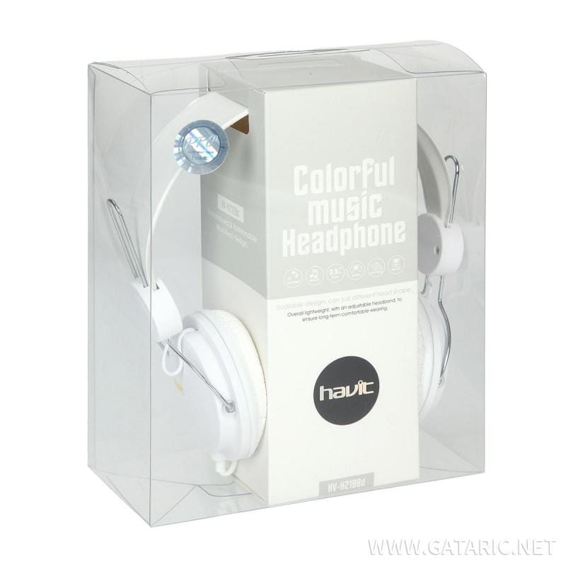 HAVIT Headphone Havit HV-H219DYB Headphone - White (6574037368921)