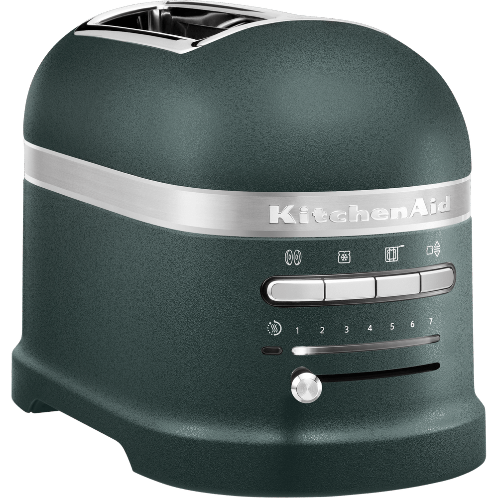 KitchenAid TOASTER KitchenAid Artisan 1250W 2 Slice Automatic Toaster Pebbled Palm 5KMT2204EPP
