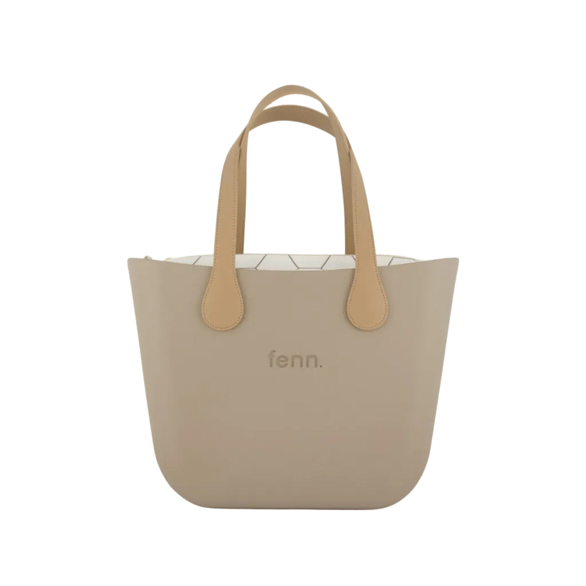 Fenn Original Everyday Tote Bag With Flat Handles-Stone 1537.