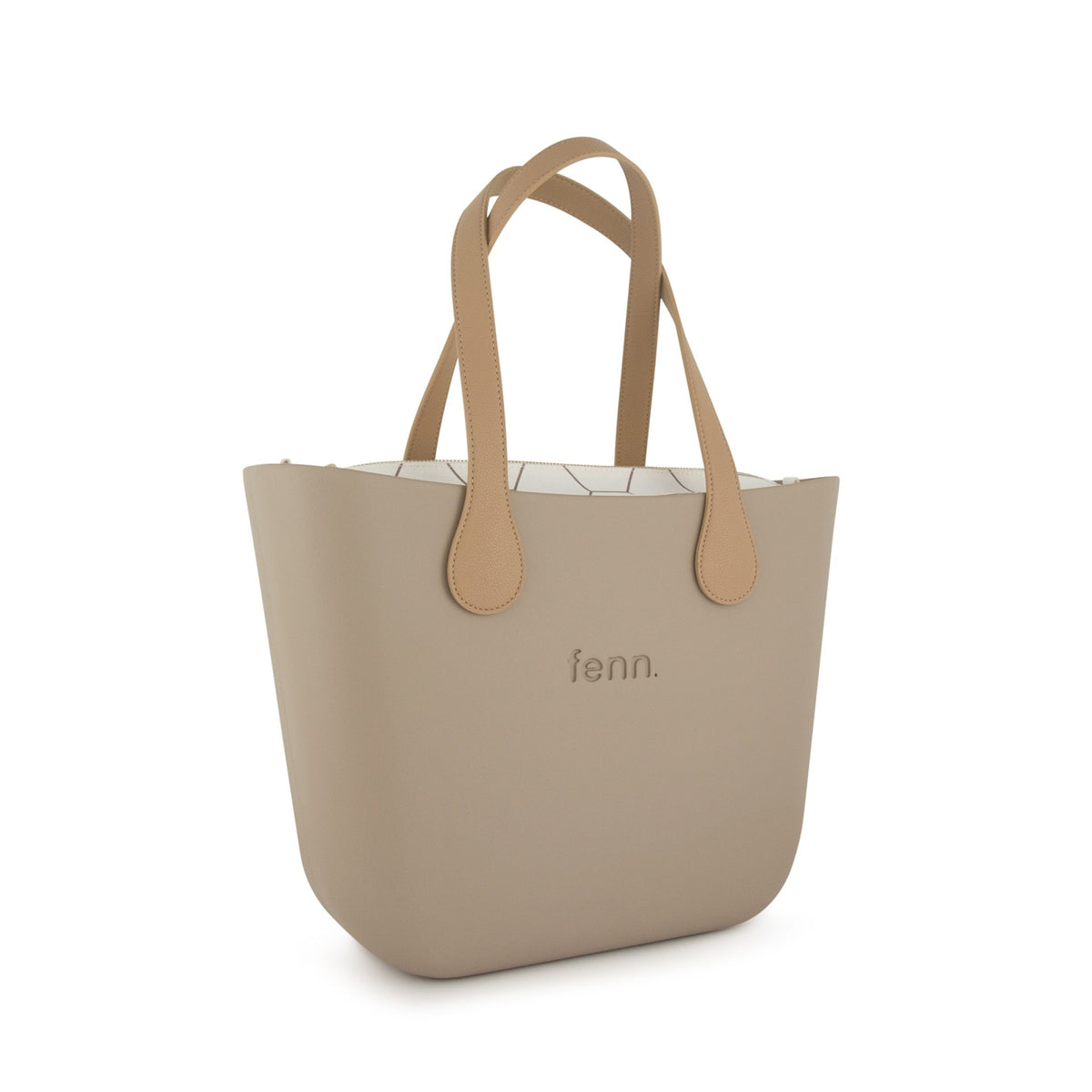 Fenn Original Everyday Tote Bag With Flat Handles-Stone 1537.