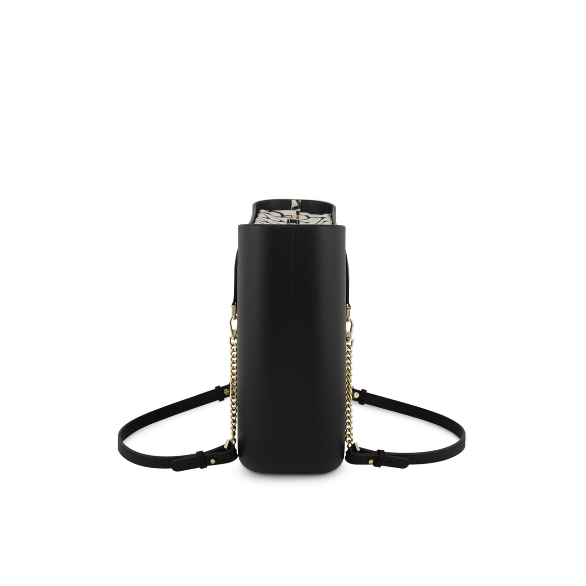 Fenn Original Everyday Tote Bag With Gold Chain Handle-Black 1583
