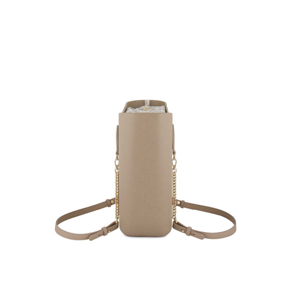 Fenn Original Everyday Tote Bag With Gold Chain Handle-Stone 1592