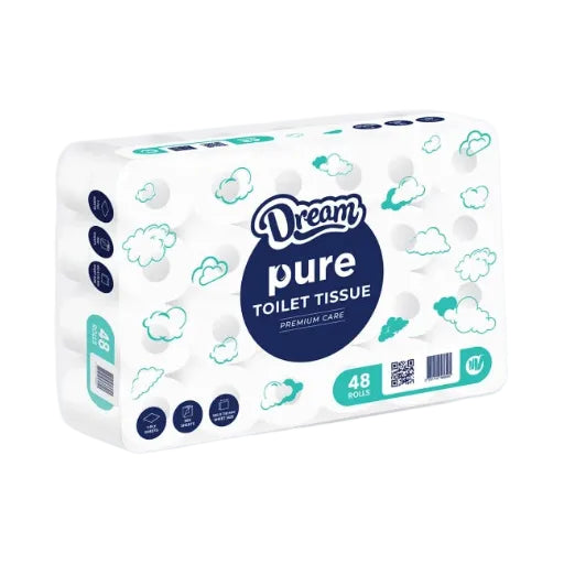 Revive Toilet Rolls 48s 1-Ply 500 Sheet.
