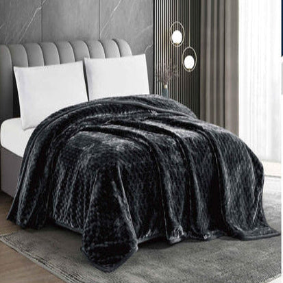 Simon Baker Victoria 2Ply Blanket 220x240 Grey