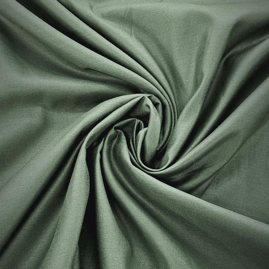 100% COTTON Dress Fabric DK Olive S25 Giza Cotton 100% (7803635368025)