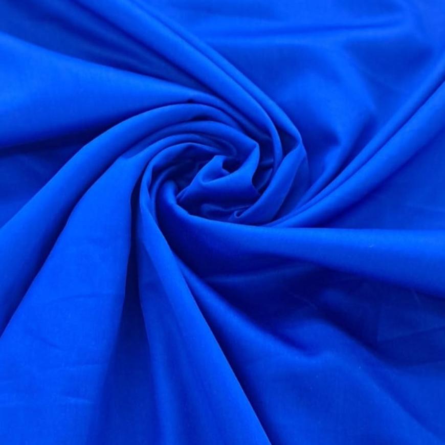 100% COTTON Dress Fabric Royal Blue S25 Giza Cotton 100% (7803635368025)