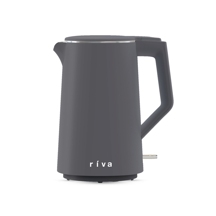 Riva Cool Touch Kettle 1.7L Coal Grey RVGK001