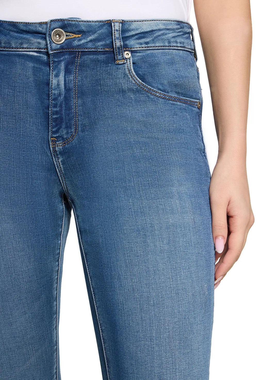 Betty Barclay Ladies Basic Jeans With A Wash-Blue 6364/1053