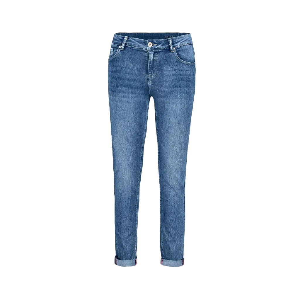 Betty Barclay Ladies Basic Jeans With A Wash-Blue 6364/1053