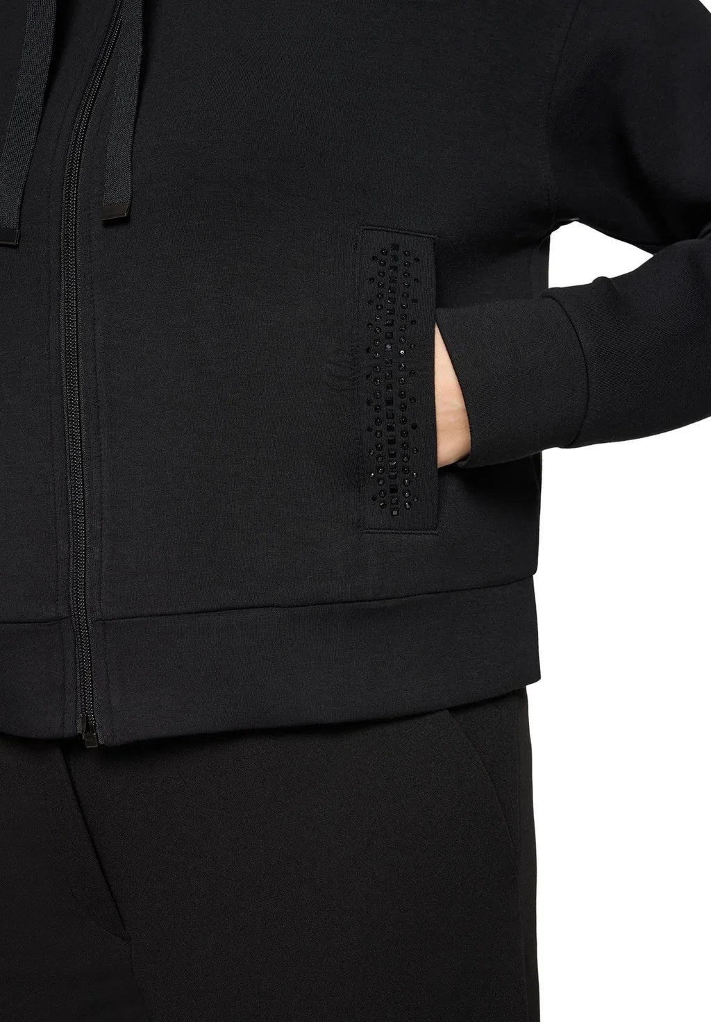 Betty Barclay Ladies Sweat Jacket -Black 2450/8065
