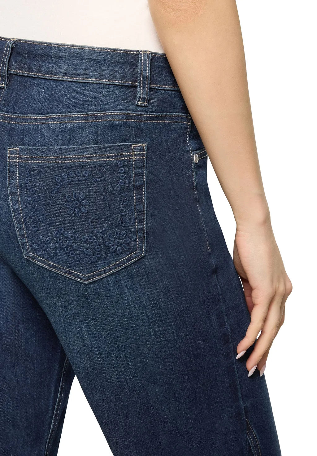 Betty Barclay Ladies Casual Jeans-Dark Jean 6551/1831
