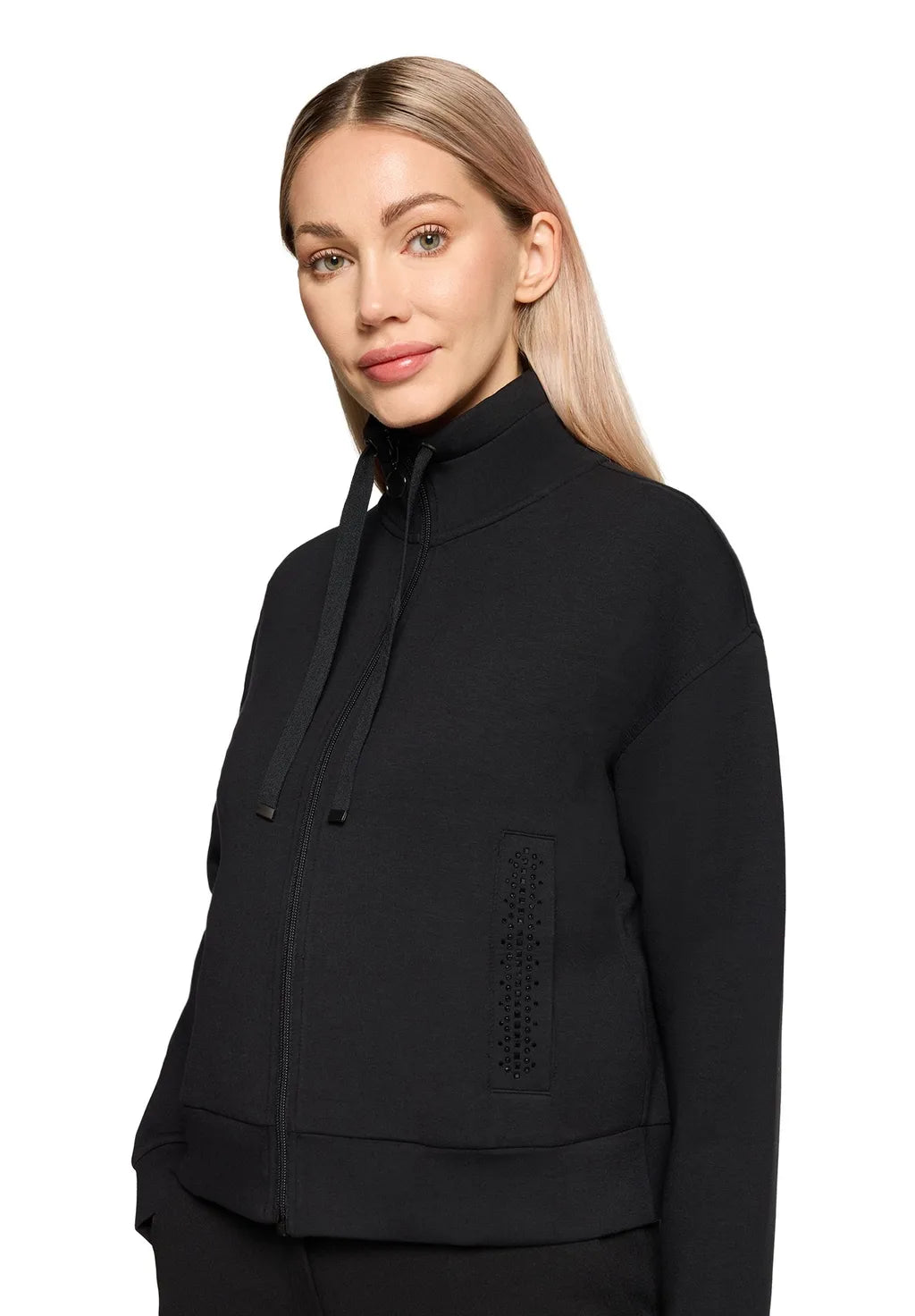 Betty Barclay Ladies Sweat Jacket -Black 2450/8065