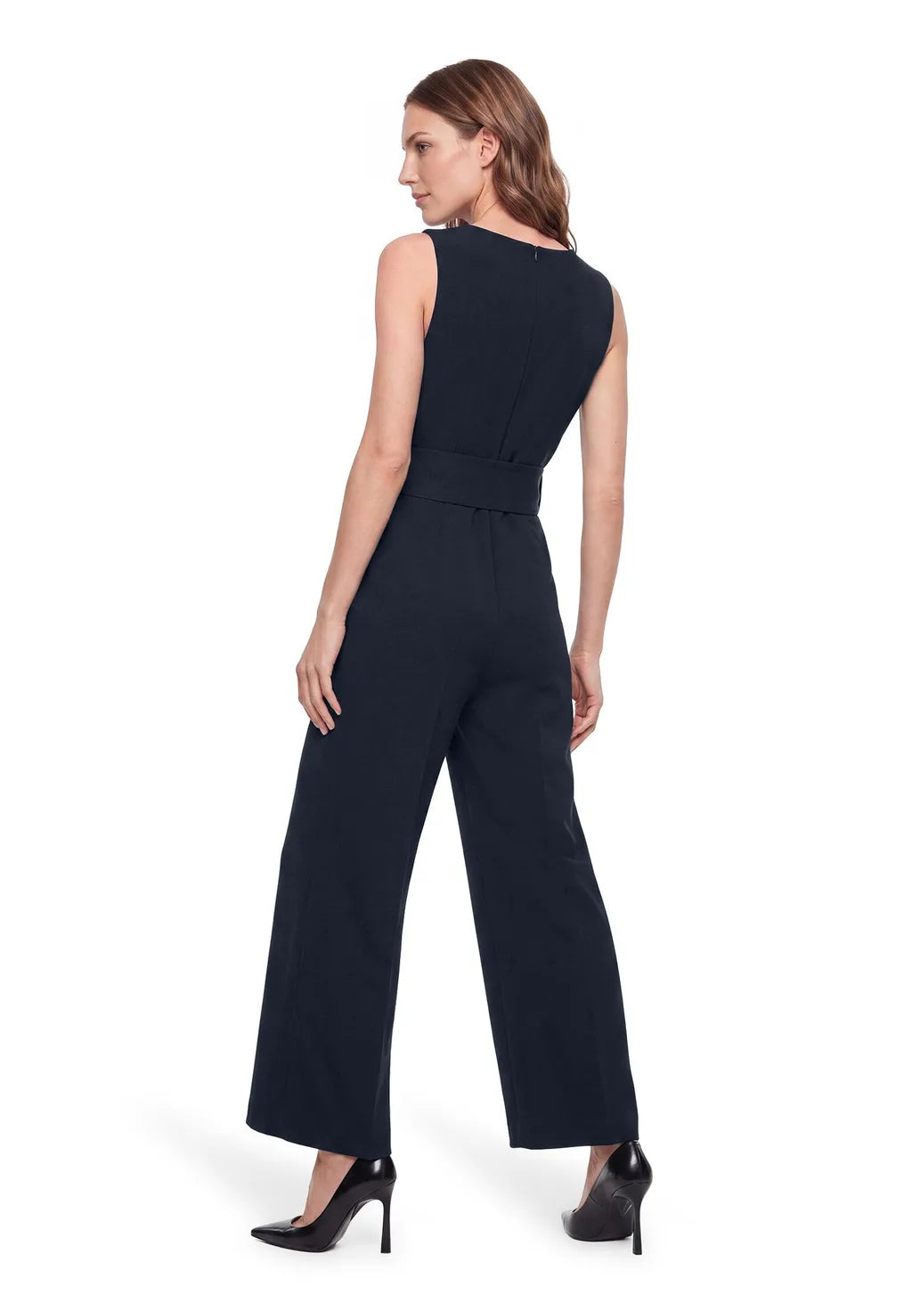 Betty Barclay Ladies Jumpsuit Sleeveless 7/8 length-Dark Sky 6005/1080