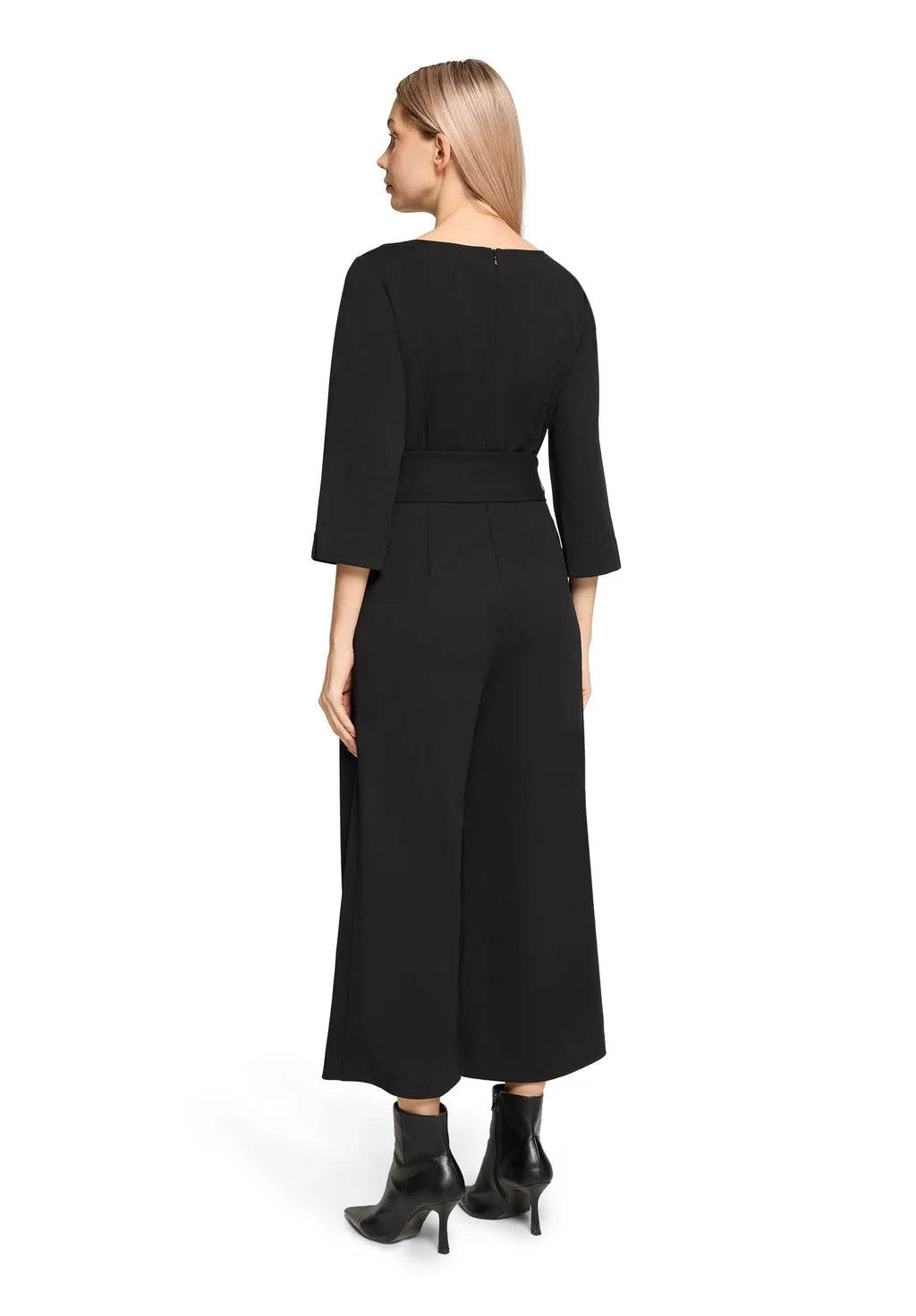 Betty Barclay Ladies Jumpsuit With Side Pocket-Black 6130/2420