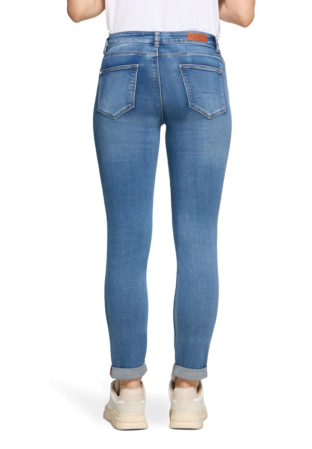 Betty Barclay Ladies Basic Jeans With A Wash-Blue 6364/1053