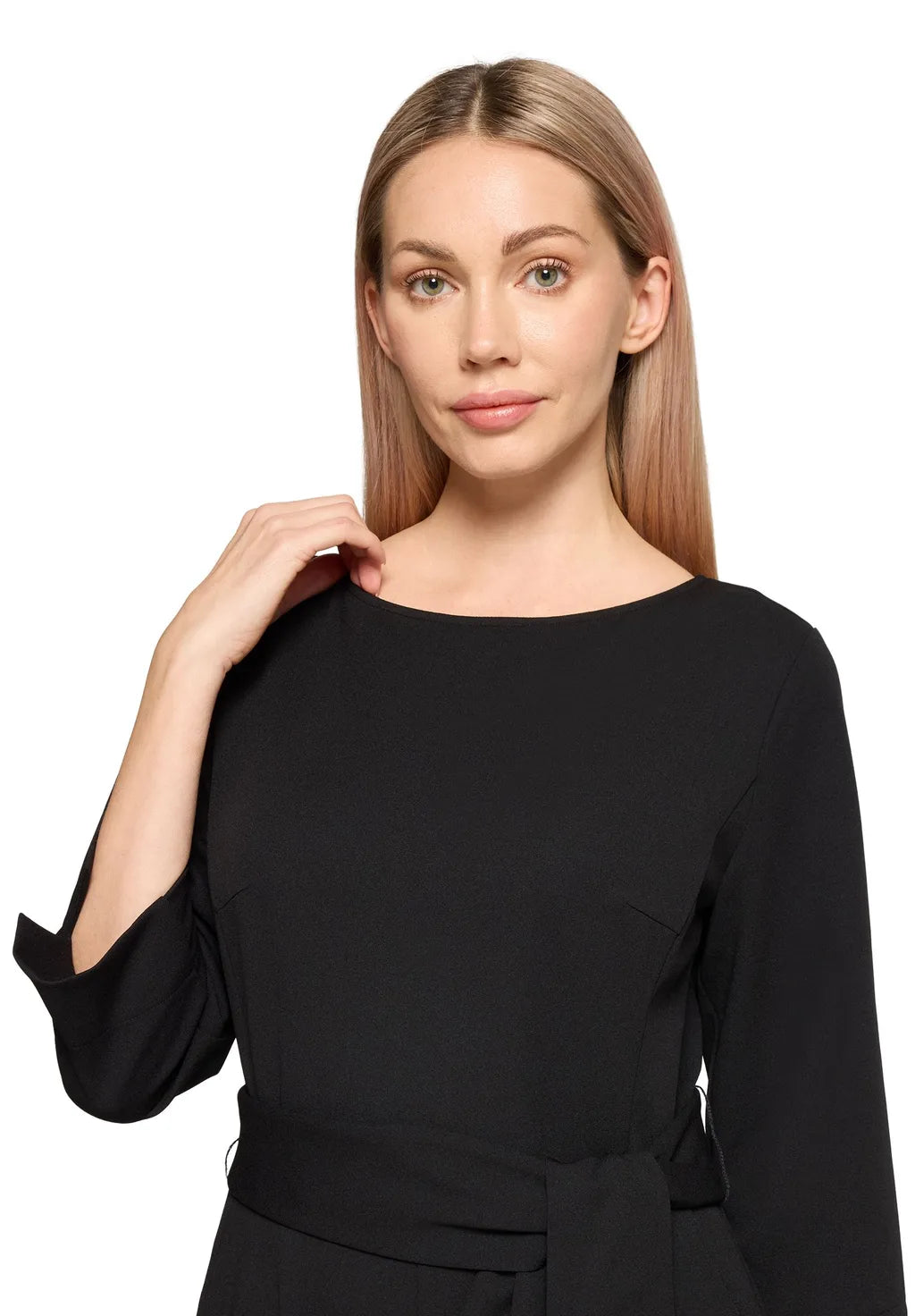 Betty Barclay Ladies Jumpsuit With Side Pocket-Black 6130/2420