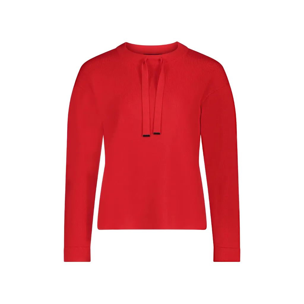Betty Barclay Ladies Fine Knit Sweater-Red 5405/2907