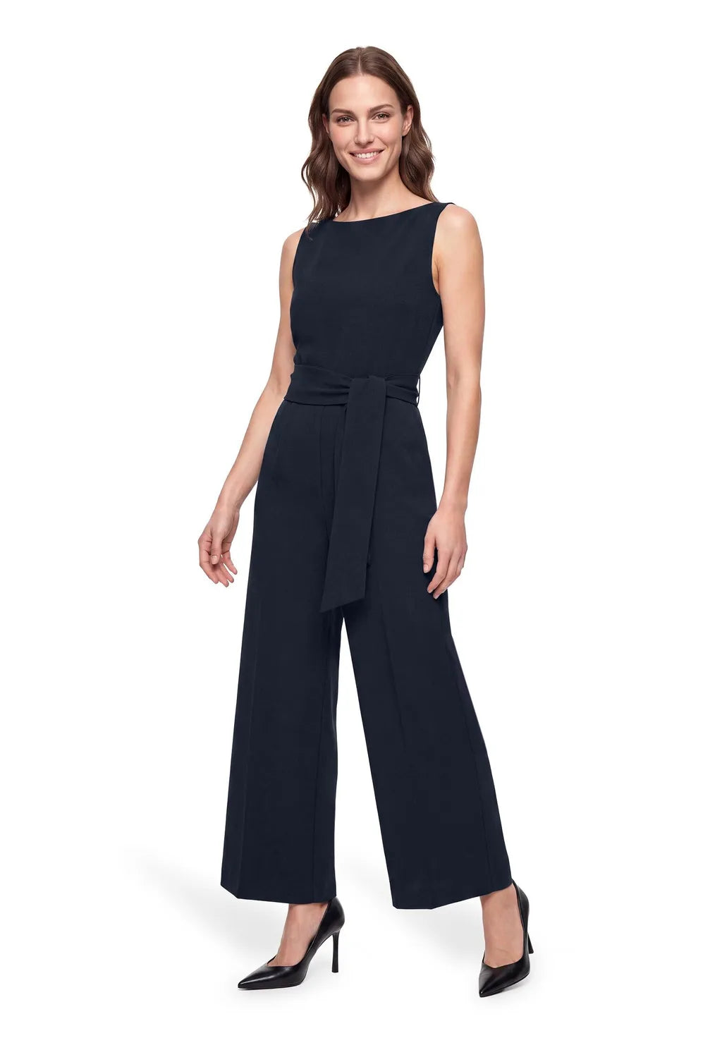 Betty Barclay Ladies Jumpsuit Sleeveless 7/8 length-Dark Sky 6005/1080
