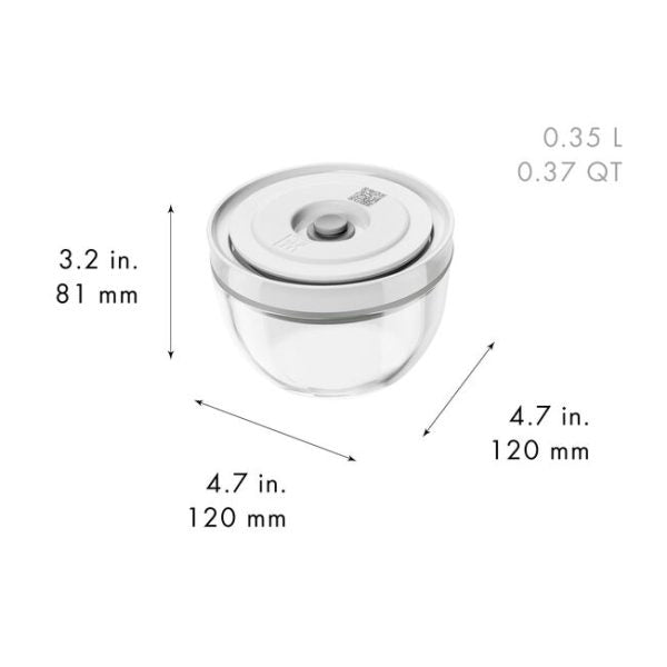 Zwilling Fresh & Save Bowls 3 Piece Glass ZW-1031016