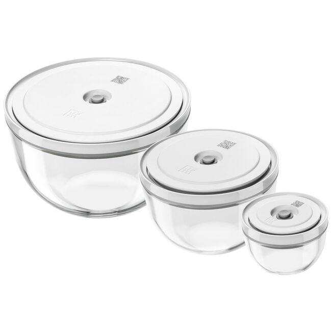 Zwilling Fresh & Save Bowls 3 Piece Glass ZW-1031016