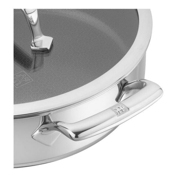 Zwilling Peak Stainless Steel Ceramic Non-Stick Coating Serving Pan with Lid 26cm ZW-1034500.