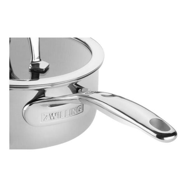 Zwilling Peak Stainless Steel Ceramic Non-Stick Coating Sauce Pan with lid 16cm ZW-1034503.