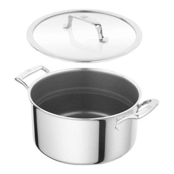 Zwilling Peak Stainless Steel Ceramic Non-Stick Coating Stock Pot with Lid 24cm ZW-1034507.