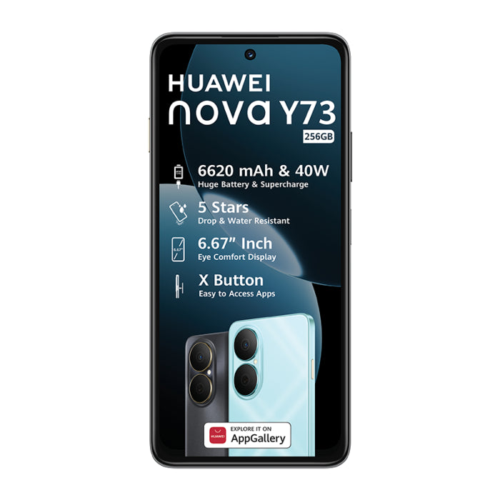 Huawei Nova Y73 8/256GB 4G Dual Sim - Black