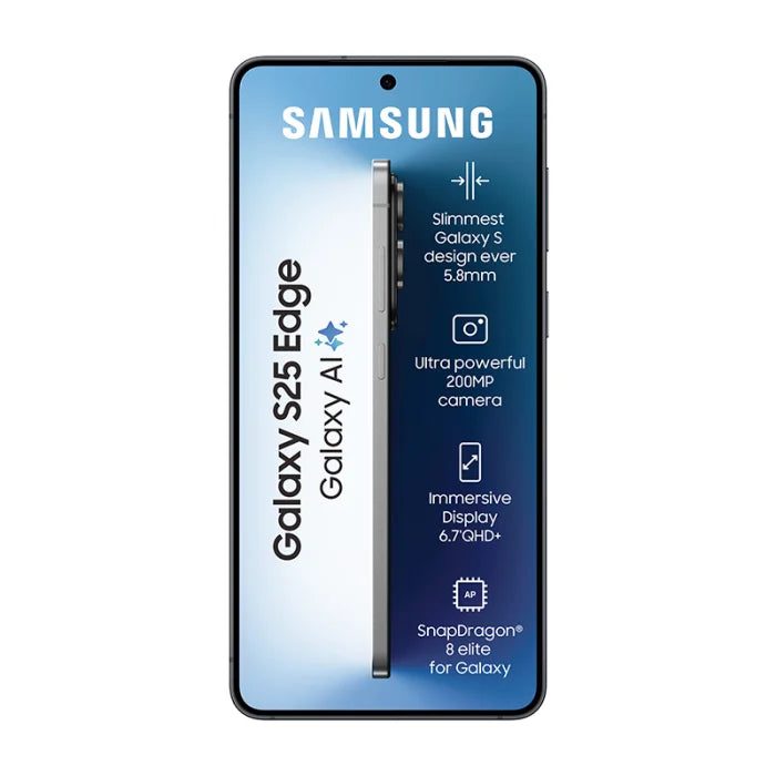 Samsung Galaxy S25 Edge 5G Dual Sim 256GB - Black