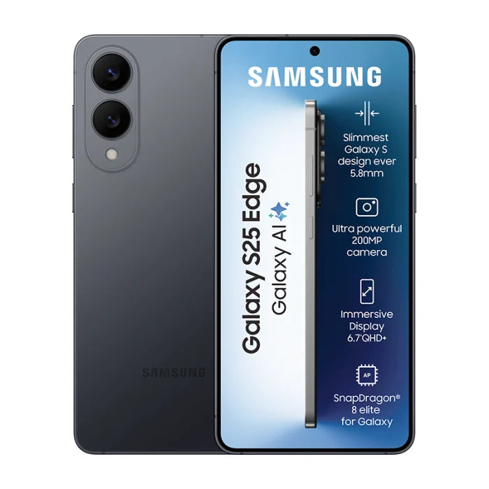 Samsung Galaxy S25 Edge 5G Dual Sim 256GB - Black