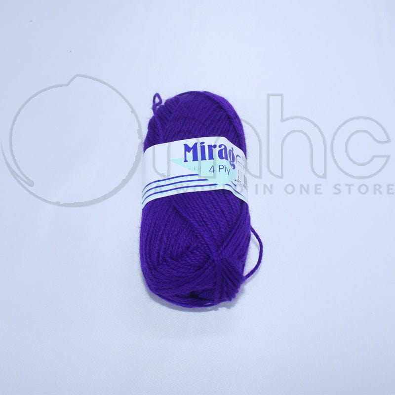 KNITTING Habby Mirage 4ply Acrylic Wool Purple 25g (Col. 060) (7268816552025)