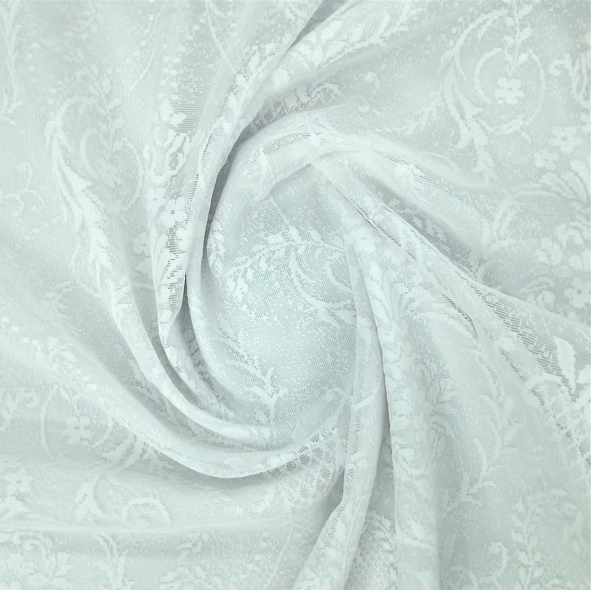 Fabric Embroided Pasha 4WH White Lace 290 cm (8044916506713)