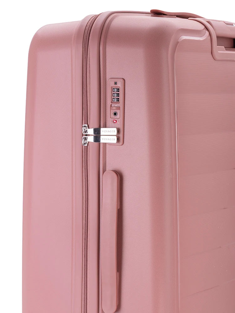 Voyager Flow Hard Shell  4 Wheels-Pink.
