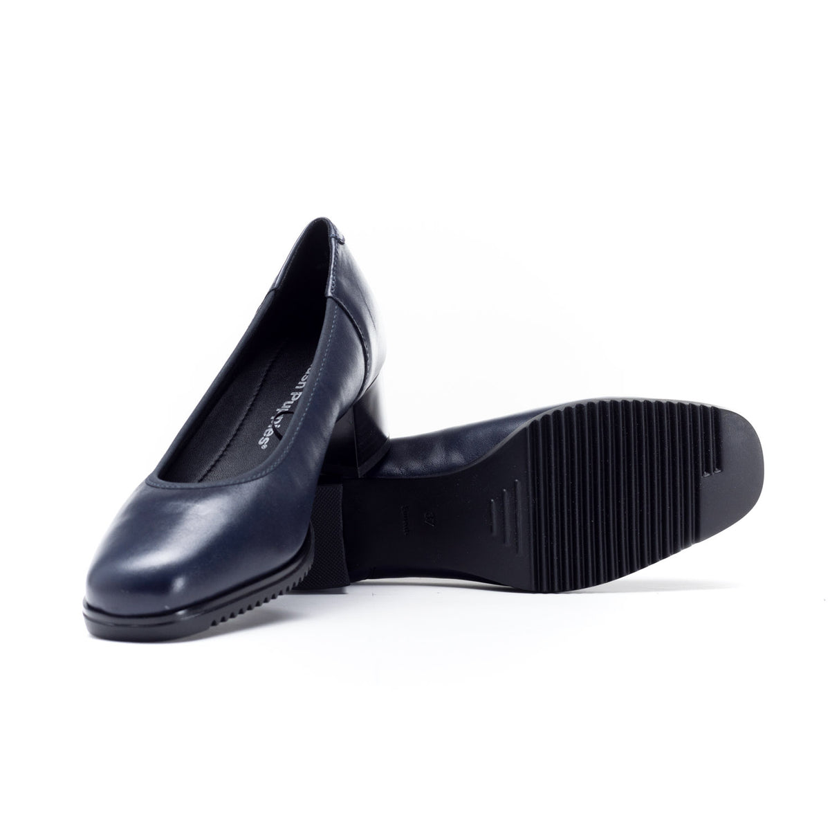 Hush Puppies Block Heel Isabella - Navy