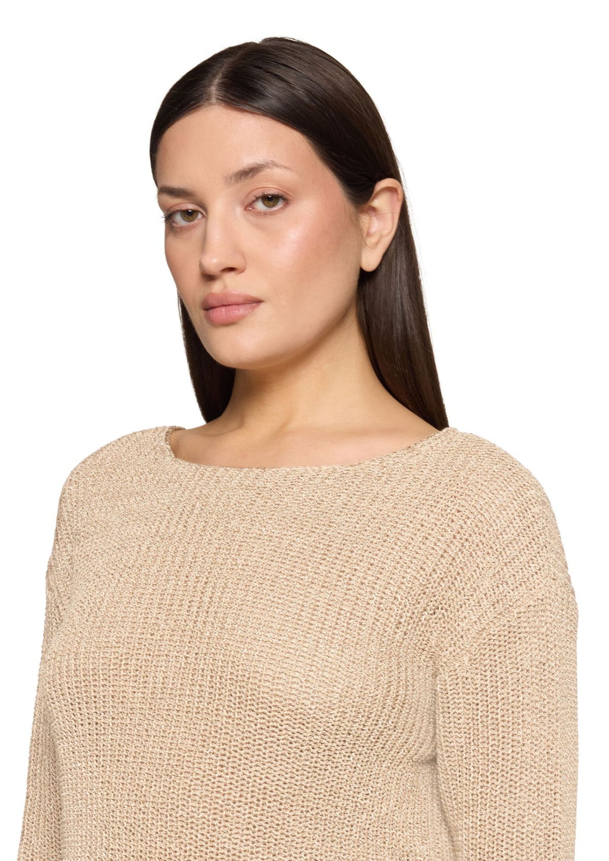 Betty Barclay Ladies Knitted Pullover Sweater-Classic Beige 5404/2491