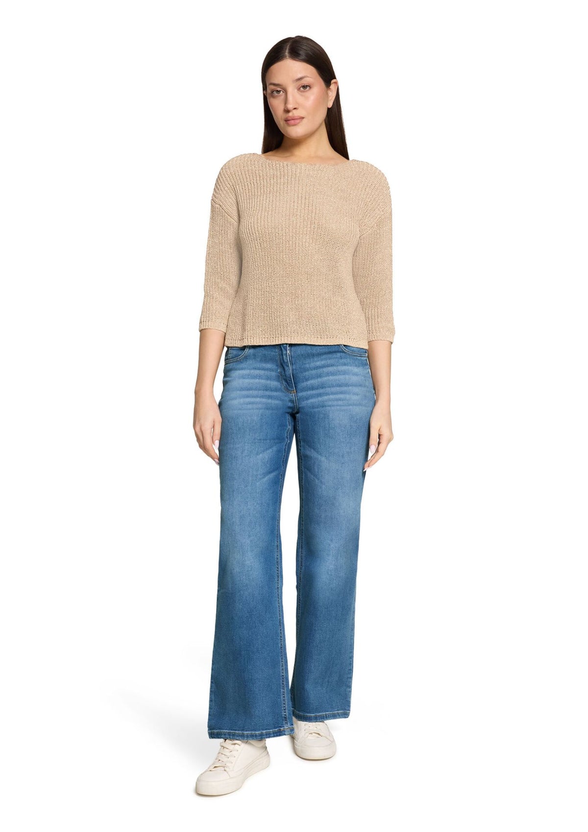 Betty Barclay Ladies Knitted Pullover Sweater-Classic Beige 5404/2491