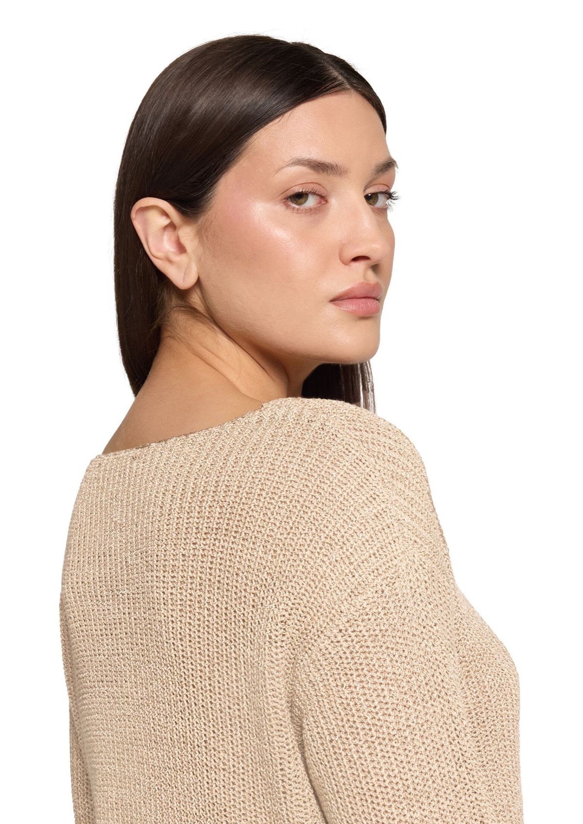 Betty Barclay Ladies Knitted Pullover Sweater-Classic Beige 5404/2491