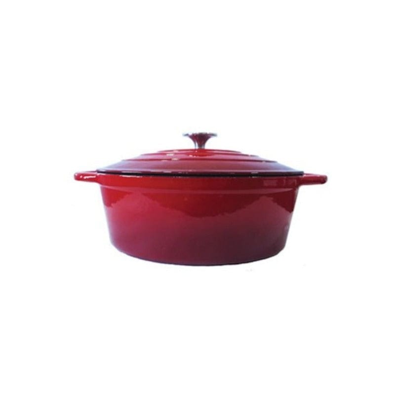 CHEF POTS Chef Oval Casserole 3 Litre Red 160/051 (6572657246297)