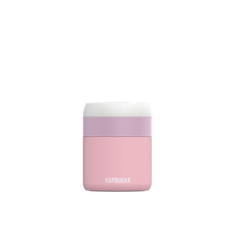 Kambukka Bora Double Wall Insulated Lunch Box Deep Teal 600 ml Baby Pink