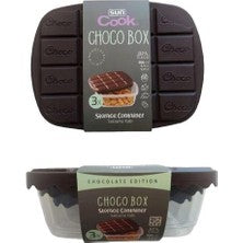 Sun Plast Choco Box Chocolate Storage Container Set of 3 SC-4275 (7985687494745) (7985689428057)